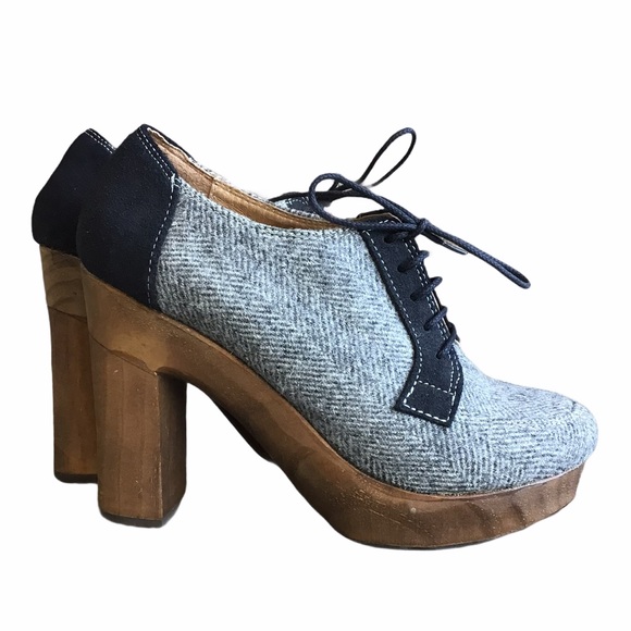 Cubana’s Anthropologie Platform Oxfords Shoes
